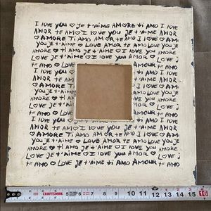 “I love you” picture frame